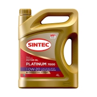 SINTEC Platinum 7000 0W20 SP GF-6A, 4л 600163